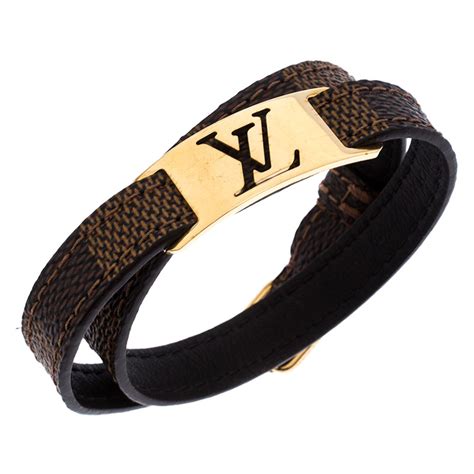 louis vuitton men's leather bracelets|louis vuitton men's gold bracelet.